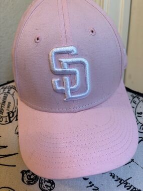 Genuine Merchandise Pink Kids' Baseball Cap with White SD Logo